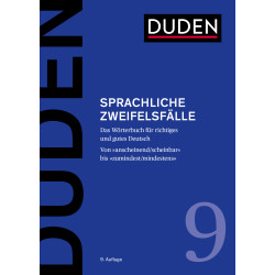 Duden – Sprachliche Zweifelsfälle