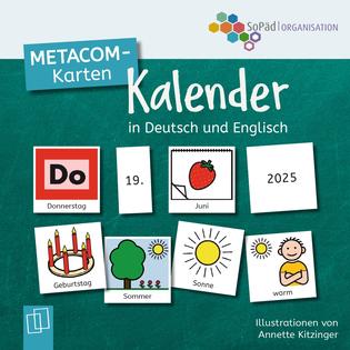  METACOM-Karten: Kalender in Deutsch und Englisch